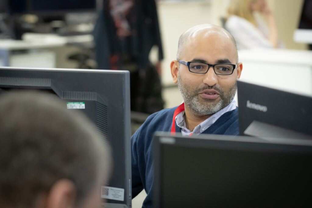 Ankit Jadav hard at work at Williams Commerce