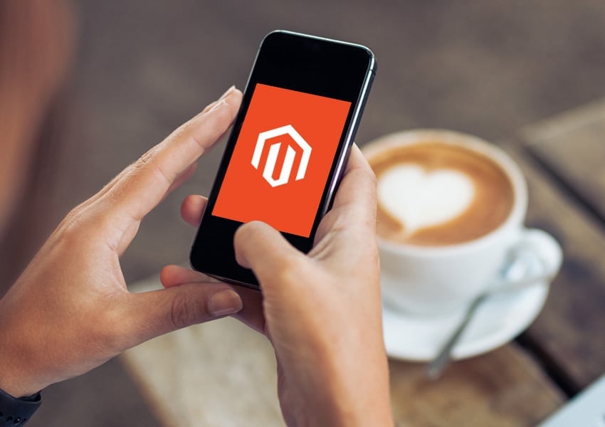 Magento icon on phone